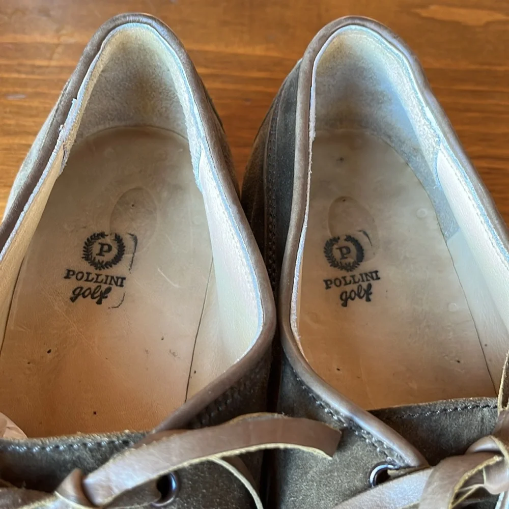 Pollini Robert Suede Golf Shoes - Sz 12